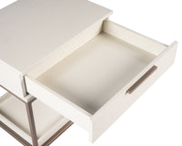 Rebel Small - Champagne Gold - Cream Nightstand