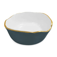 Midnight Blue, White & Gold Soho Wine Coaster | Bone & Brass