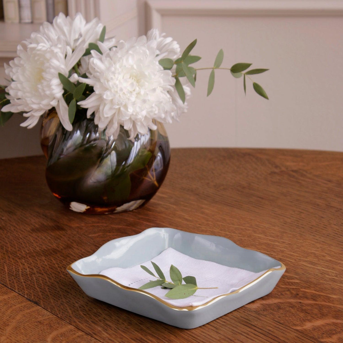 Encanto Soho Beverage Napkin Holder Slate - Holder Detail | Bone & Brass