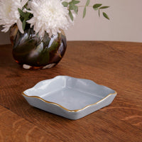 Encanto Soho Beverage Napkin Holder Slate - Holder Side View | Bone & Brass
