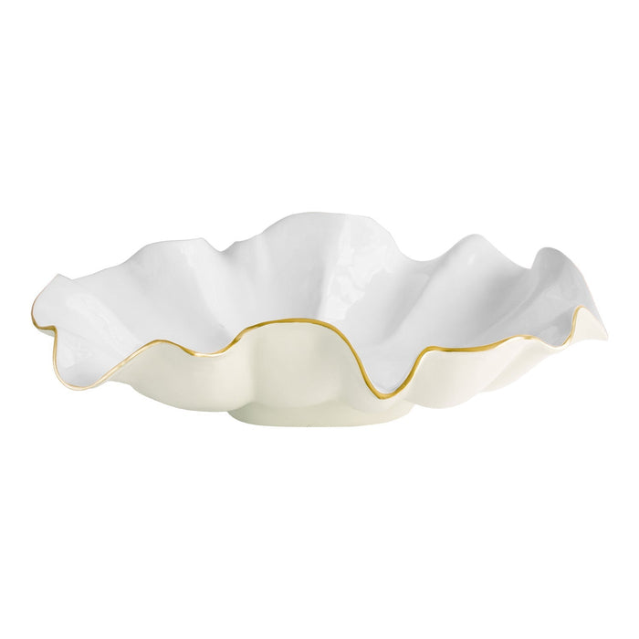 Encanto Aries Extra Large Bowl Cream White | Bone & Brass