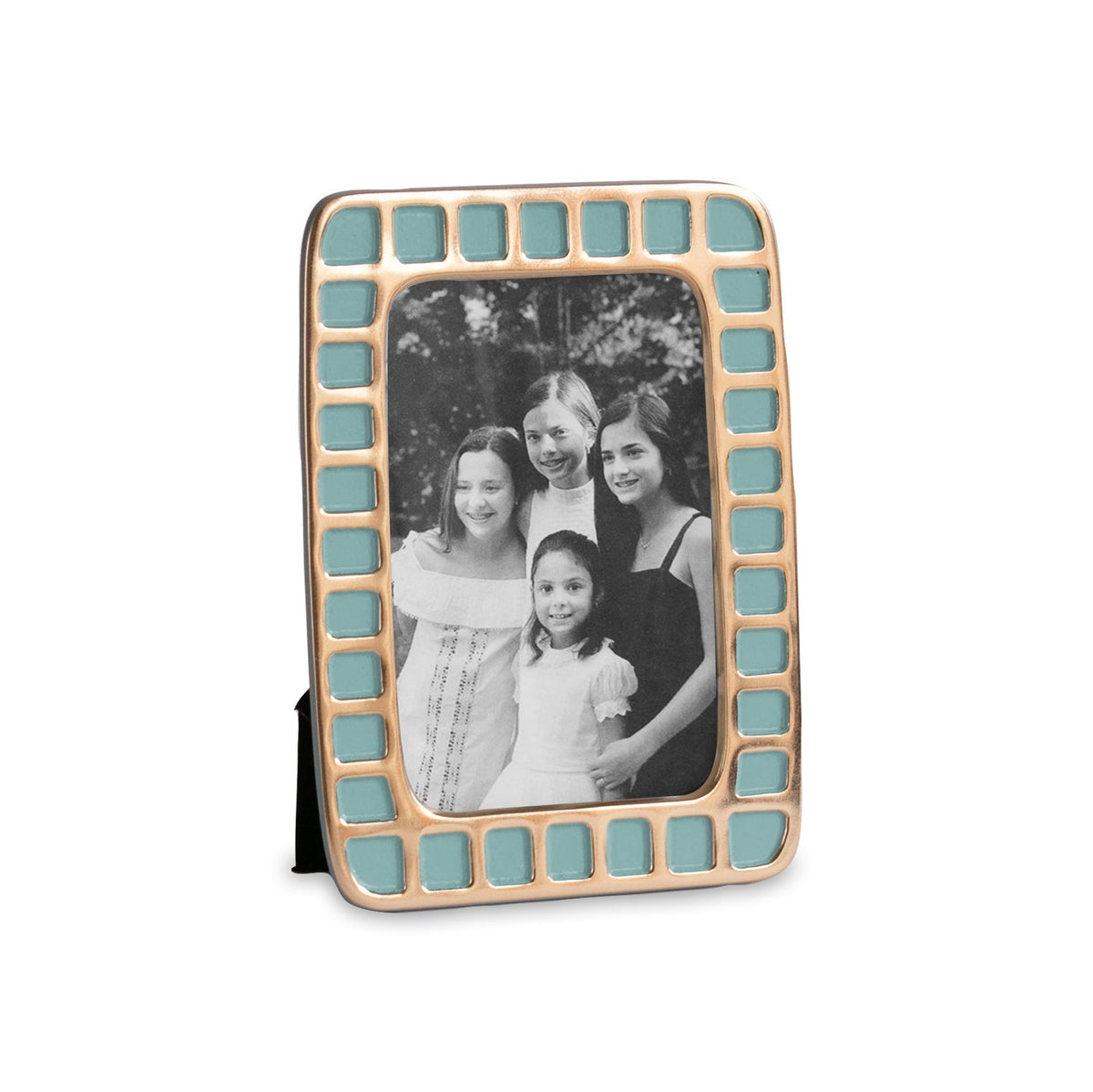 Encanto Mosaic 5"x 7" Frame (Turquoise) | Bone & Brass