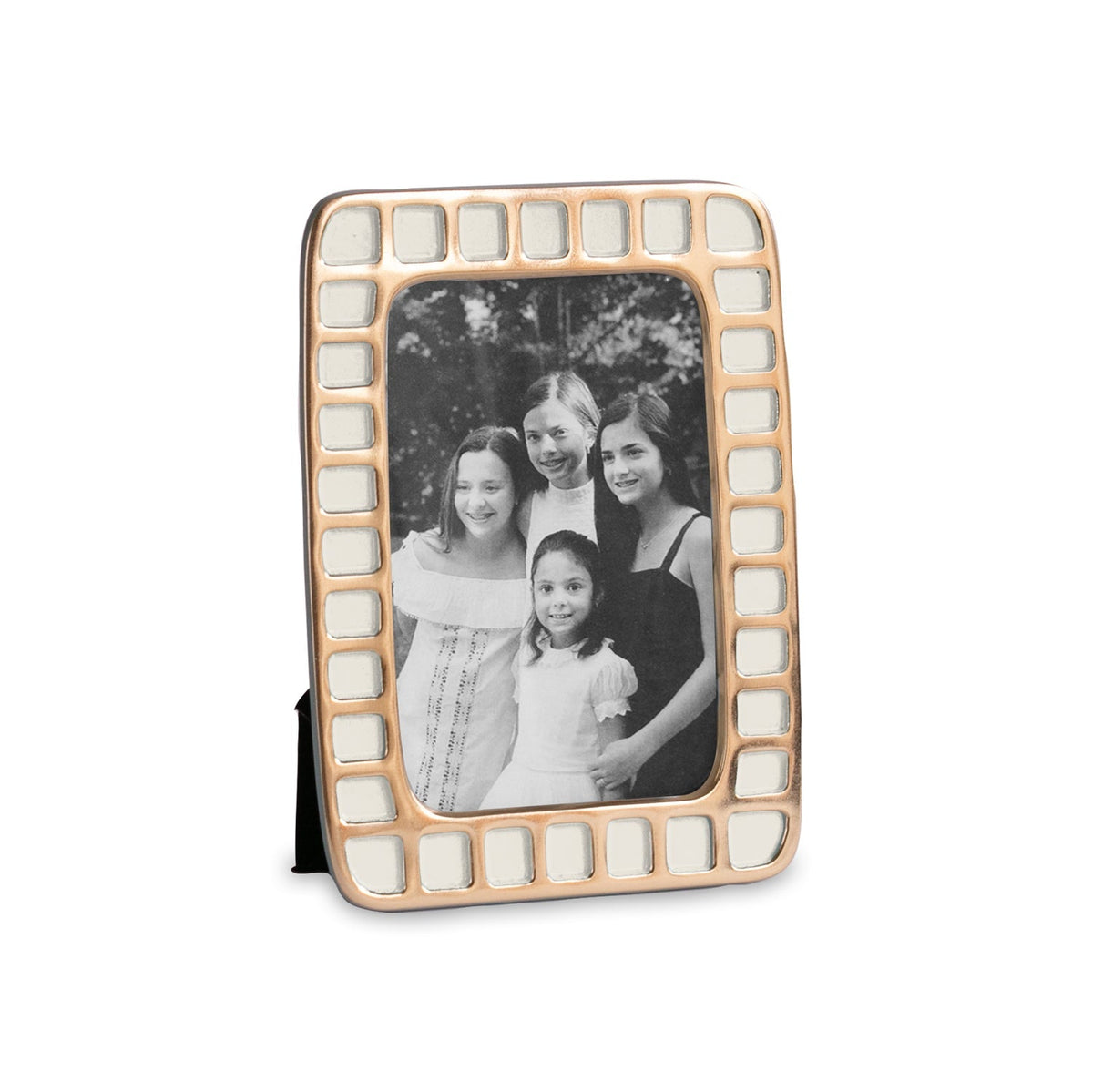Encanto Mosaic 5"x 7" Frame (Cream) | Bone & Brass
