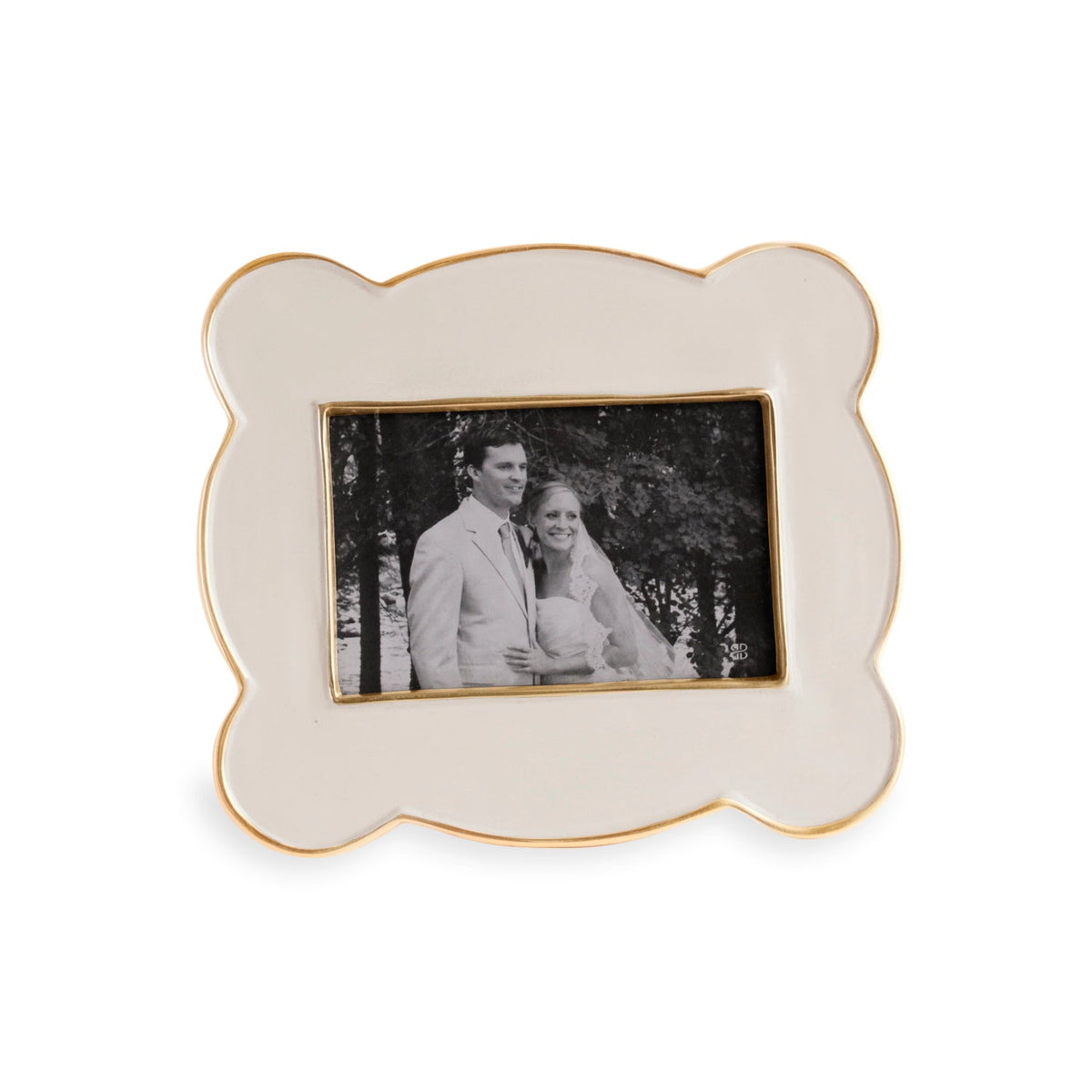 Encanto Amelia Frame 4"x 6" (Cream) | Bone & Brass