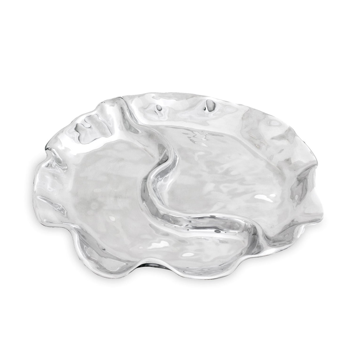 Vento Large Divided Serving Platter | Bone & Brass