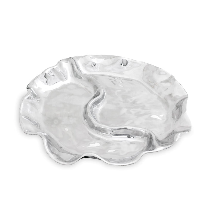 Vento Large Divided Serving Platter | Bone & Brass