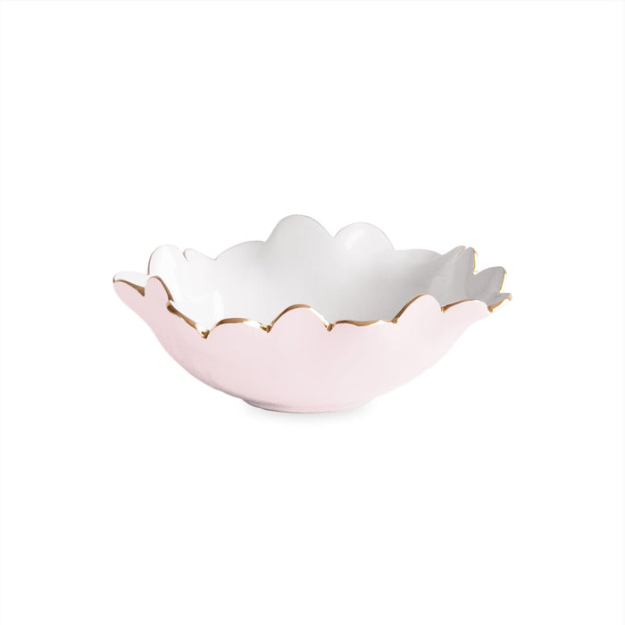 Encanto Colette Mini Round Bowl (Camellia White) | Bone & Brass