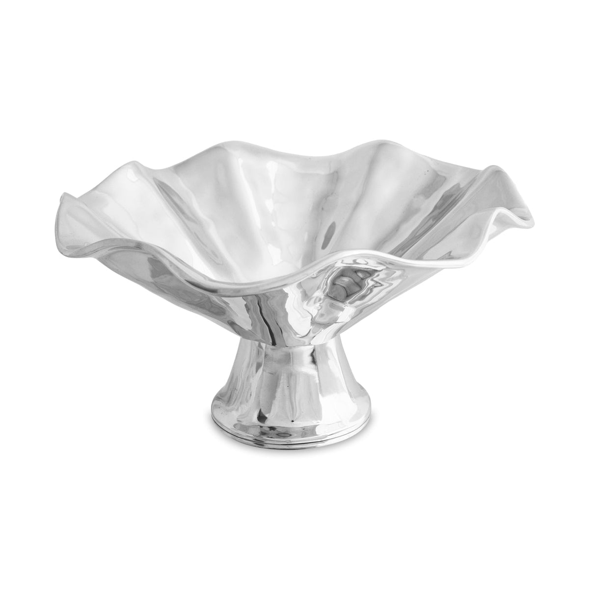 Vento Pedestal Aries Bowl | Bone & Brass