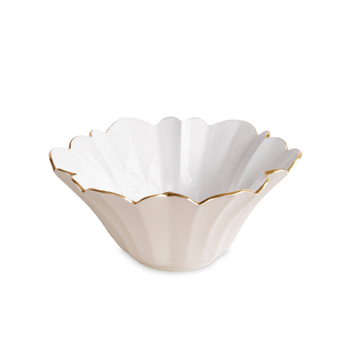 Encanto Avril Medium Bowl (Cream White) | Bone & Brass