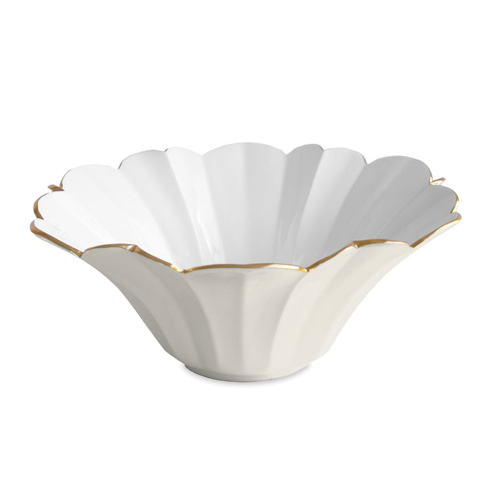 Encanto Avril Large Bowl (Cream White) | Bone & Brass