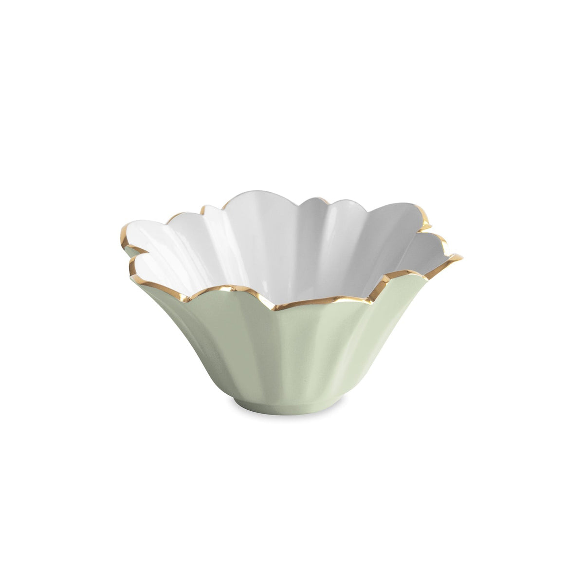 Encanto Avril Small Bowl (Pistachio White) | Bone & Brass