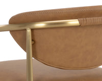 Heloise Dining Milliken Cognac Armchair