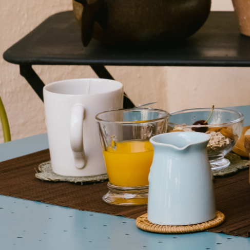 Bee Ceramic Coffee Mugs Set of 2