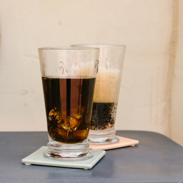 Bee Clear Iced Tea Glasses — Set of 6