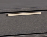 Rebel Small - Gold - Charcoal Grey Nightstand