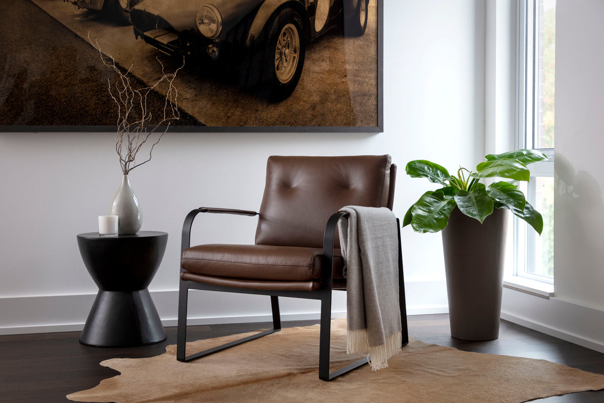 Logan End Black Table