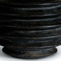 Accordion Table Lamp Round Ebony - Lamp Shade Detail | Bone & Brass