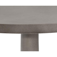 Adonis Grey Concrete End Table - Table Top View | Bone & Brass