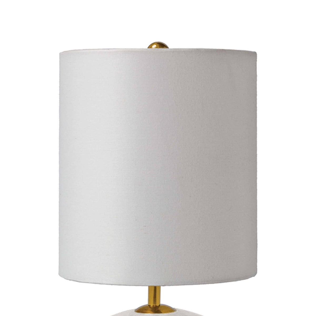 Alabaster Mini Orb Lamp - Lamp View | Bone & Brass