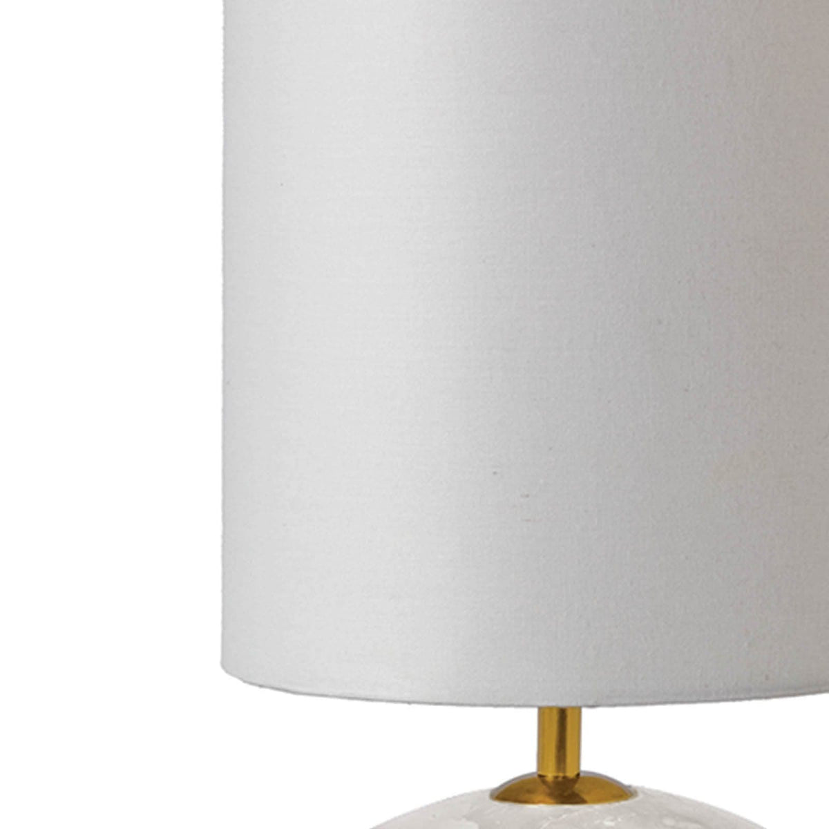 Alabaster Mini Orb Lamp - Lamp Detail | Bone & Brass