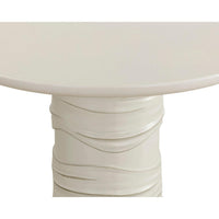 Alanya Cream Round Dining Table - Table Detail | Bone & Brass