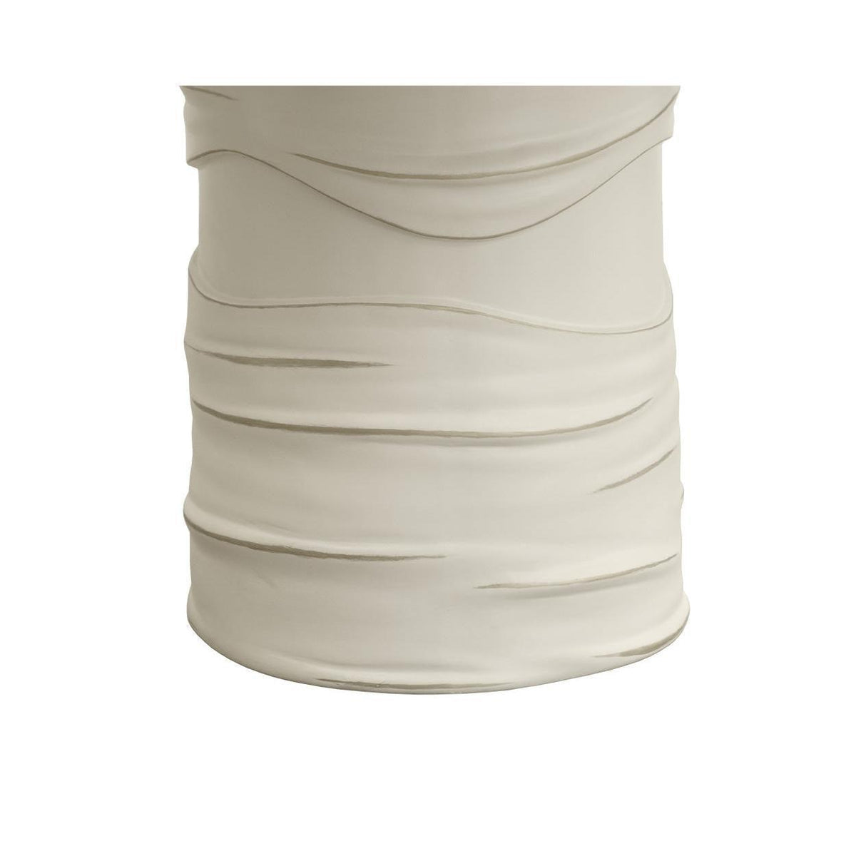 Alanya Cream Round Dining Table - Outdoor Table View | Bone & Brass