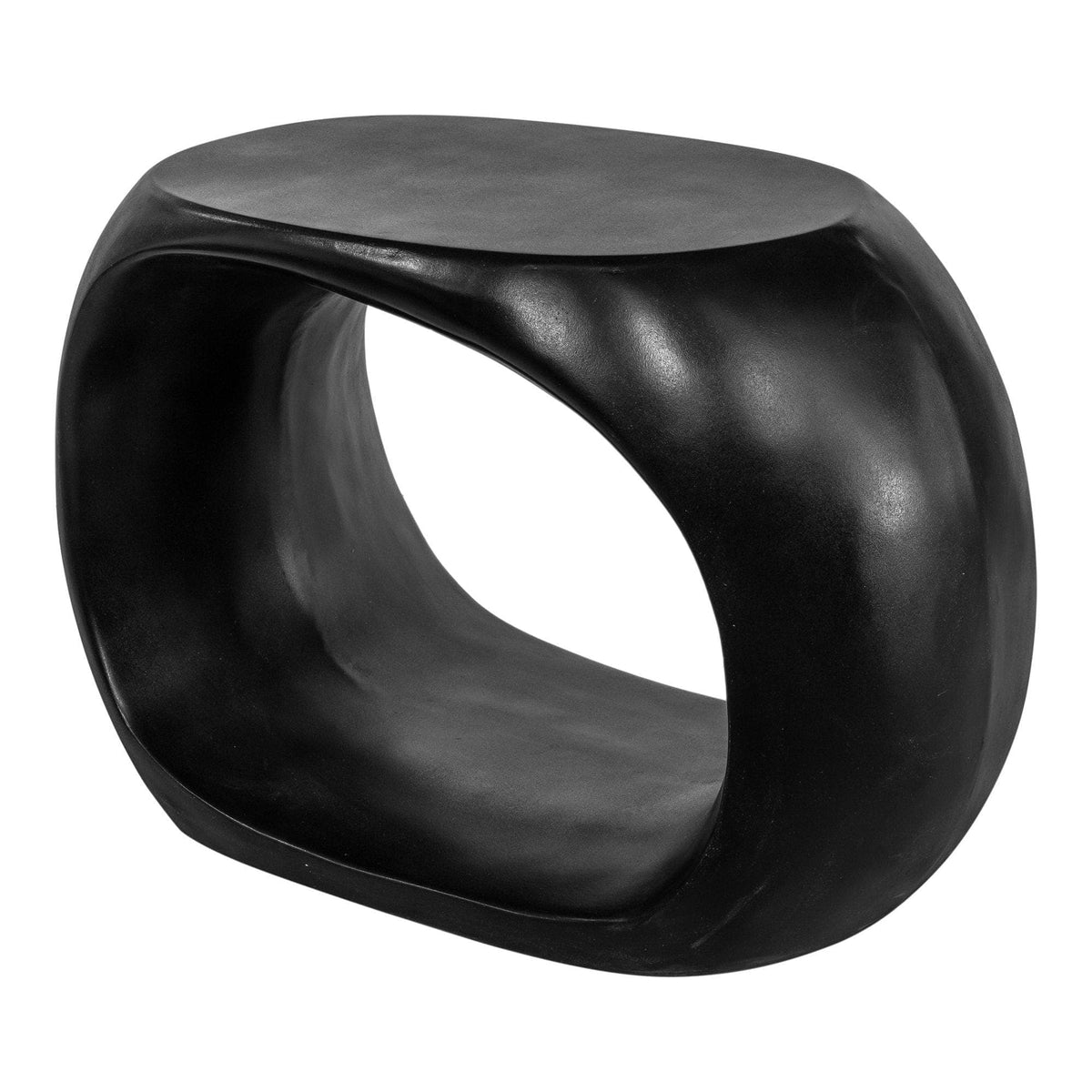 Albers Outdoor Stool - Outdoor Chair Side View | Bone & Brass