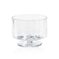 Aldgate Scalloped Optic Glass Bowl | Bone & Brass