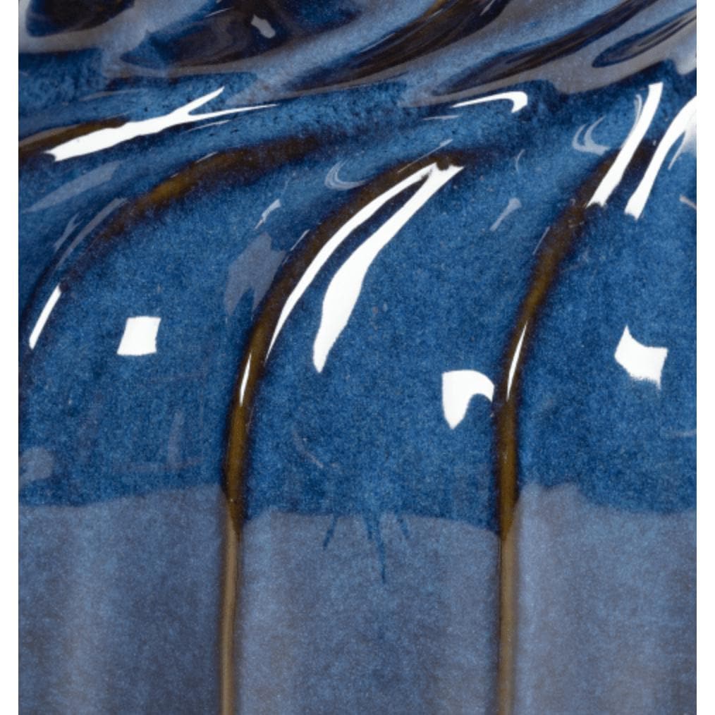 Alexia Blue Ceramic Outdoor Stool - Outdoor Chair Detail | Bone & Brass