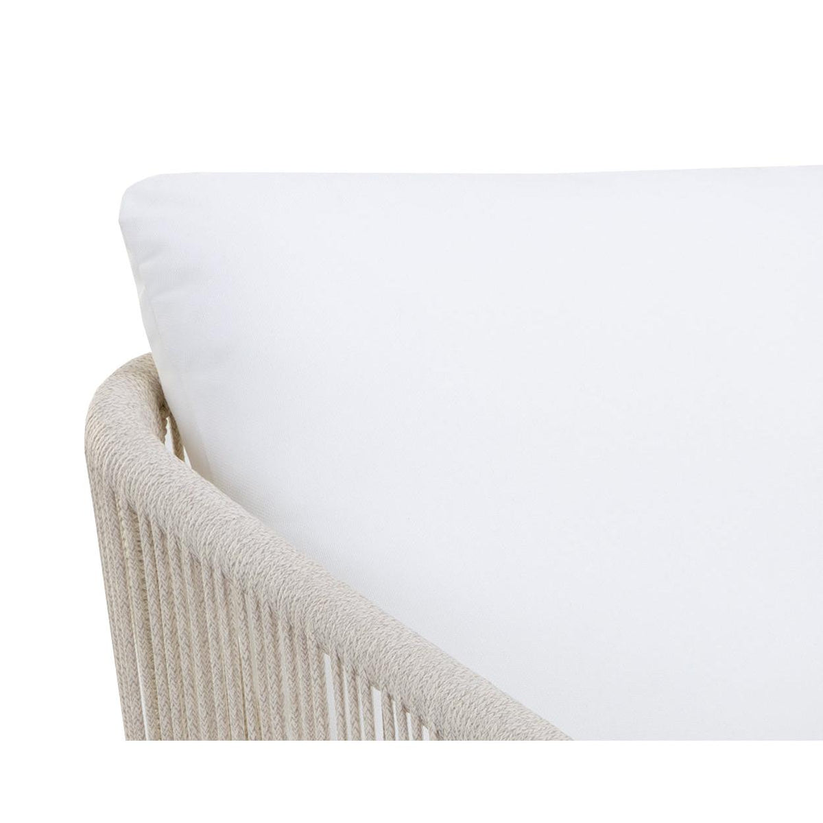 Allariz Dining Greige - Stinson White Armchair
