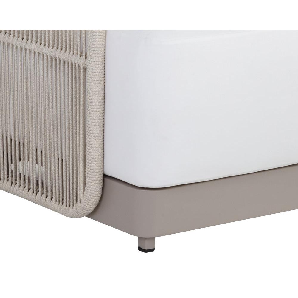 Allariz Greige - Stinson White Sofa