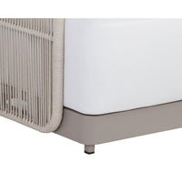 Allariz Greige - Stinson White Sofa