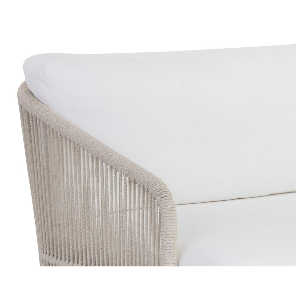 Allariz Greige - Stinson White Sofa