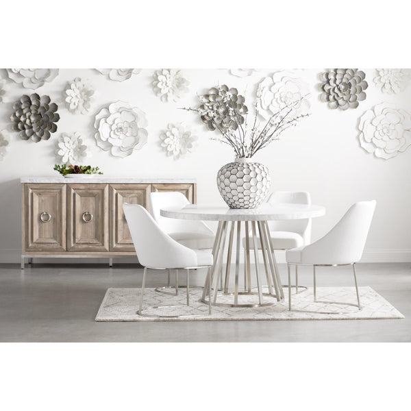 Allen Natural Gray Media Sideboard - Sideboard Side View | Bone & Brass