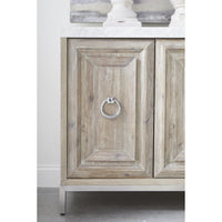 Allen Natural Gray Media Sideboard - Sideboard Side View | Bone & Brass