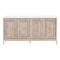 Allen Natural Gray Media Sideboard | Bone & Brass