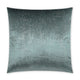 Alnwick 24" square throw pillow in spa blue polyester with a textured, metallic sheen.