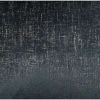 Ebony, pearl, and spa blue Alnwick throw pillow with a textured, distressed pattern.