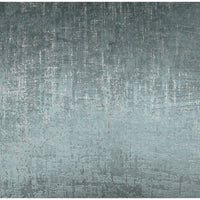Alnwick Throw Pillow in spa blue polyester with a subtle textured, distressed silver metallic pattern.