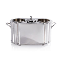 Alsace Brass 2-Bottle Wine Cooler | Bone & Brass
