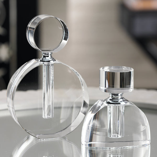 Amaray Double O Glass Perfume Bottle - Bottle Detail | Bone & Brass