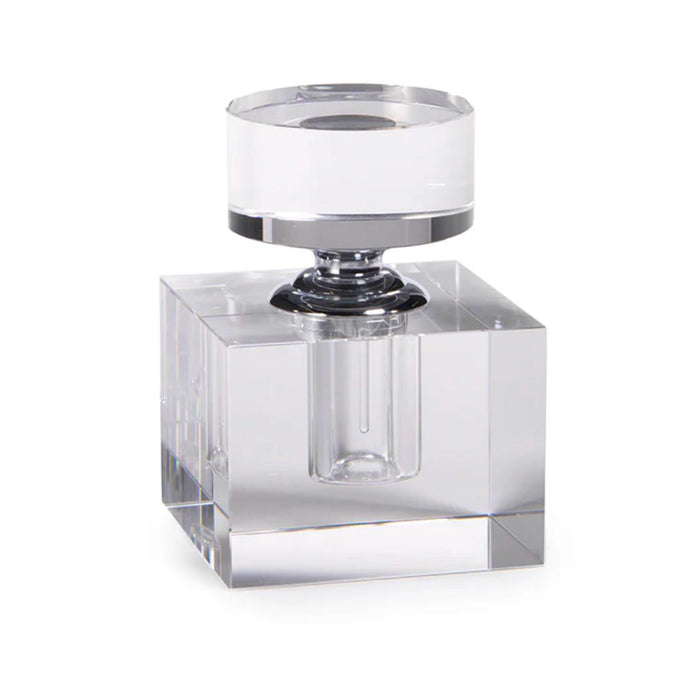 Amaray Tall Glass Perfume Bottle | Bone & Brass
