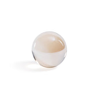 Amber Decorative Crystal Glass Ball - Alternate View | Bone & Brass