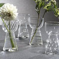Amélie Assorted Glass Vases, Set 4 - Vase Top View | Bone & Brass