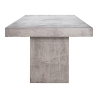 Antonius Grey Concrete Outdoor Dining Table - Table Detail | Bone & Brass