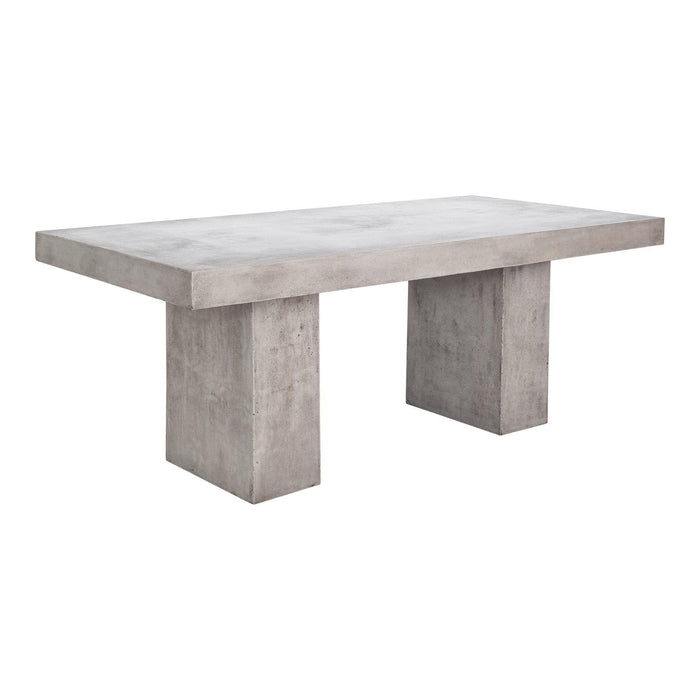 Antonius Grey Concrete Outdoor Dining Table | Bone & Brass