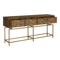 Aristocrat Console Table - Table Side View | Bone & Brass