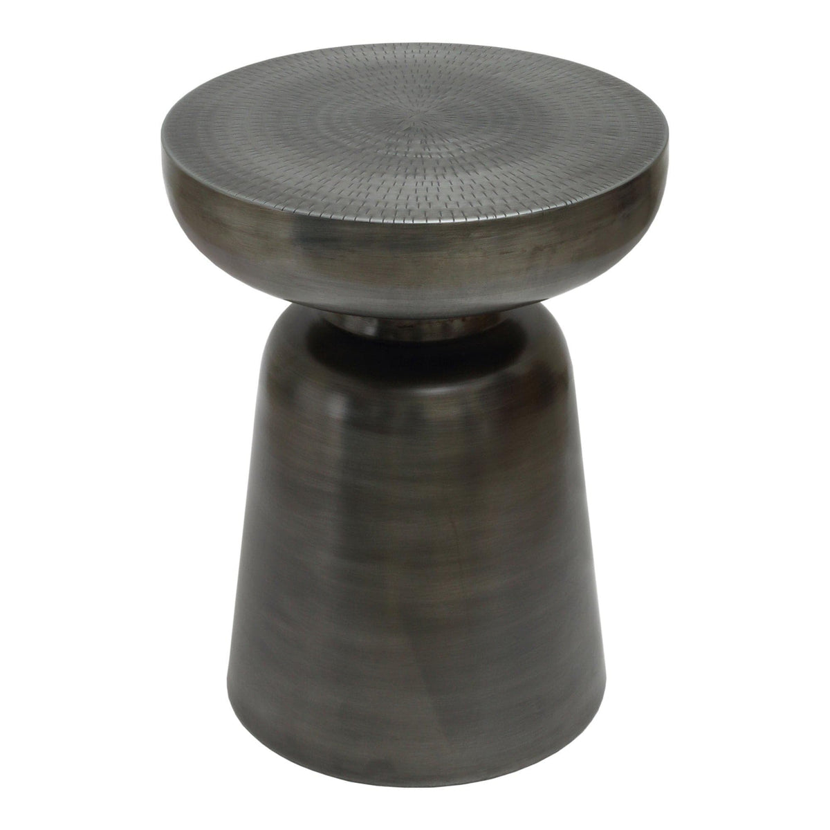 Arthur Antique Zinc Accent Table - Table Detail | Bone & Brass