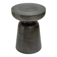 Arthur Antique Zinc Accent Table - Table Detail | Bone & Brass