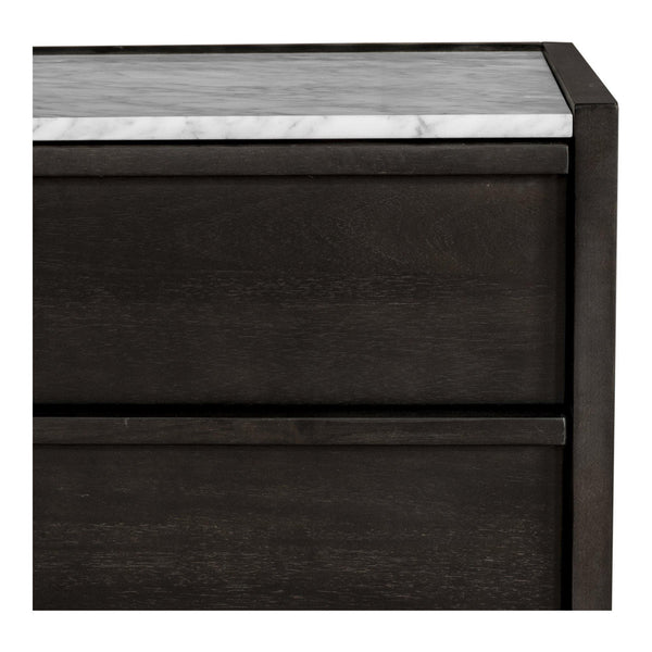 Ashcroft Nightstand - Nightstand Side View | Bone & Brass